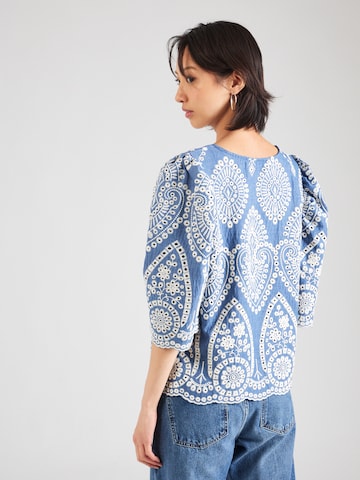 SISTERS POINT Blouse 'GILMA-T' in Blauw