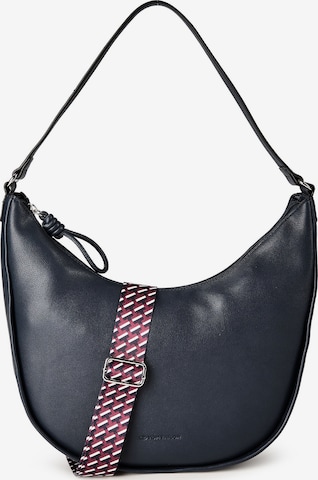 Sac bandoulière 'Tatiana' TOM TAILOR en bleu : devant