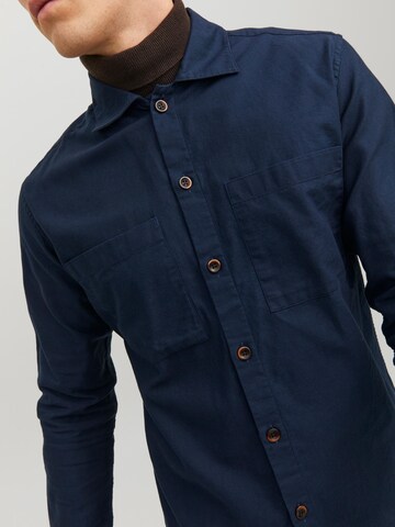Regular fit Camicia 'Pete' di JACK & JONES in blu