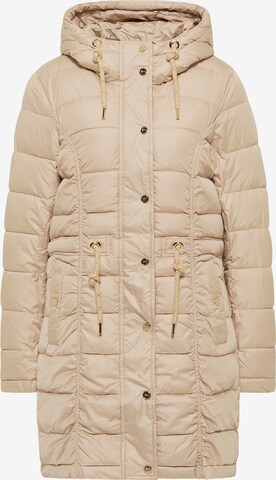 Manteau mi-saison faina en beige : devant