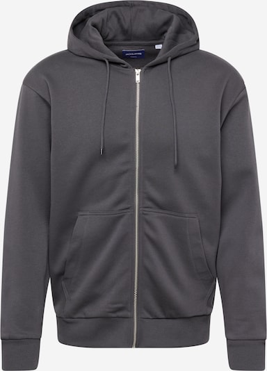 JACK & JONES Sweatjacke 'RIDER' in hellblau / dunkelgrau / flieder / weiß, Produktansicht