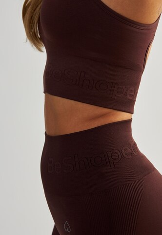 BeShaped Bralette Sports bra 'Body Boost' in Brown
