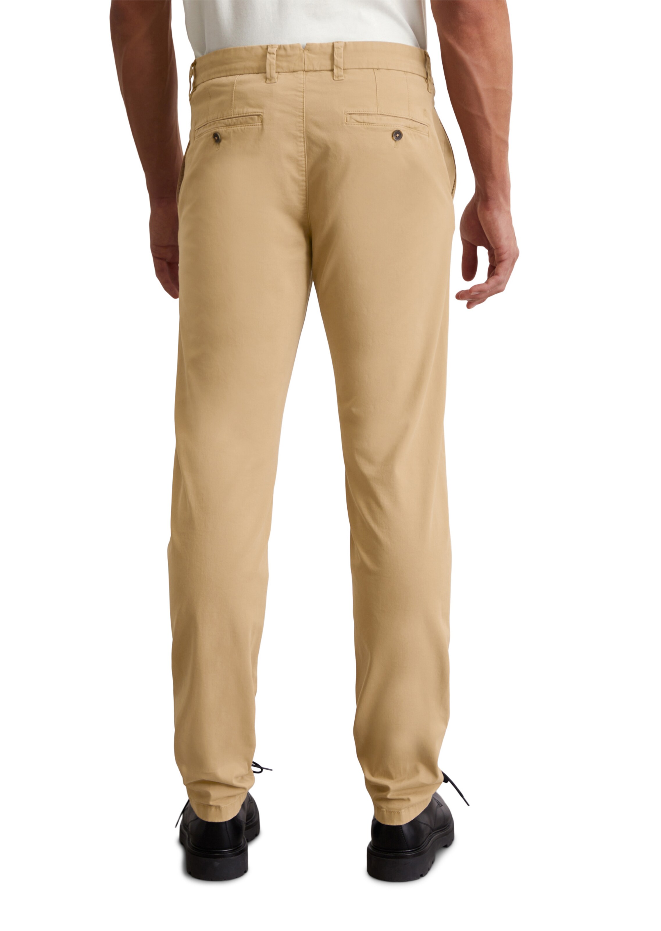 Marc O'Polo Tapered Chino trousers 'Osby' in Beige