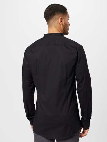 Slim fit Camicia 'Enrique' di HUGO Red in nero