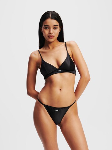 Triangolo Reggiseno 'ESSENTIAL' di Karl Lagerfeld in nero: frontale