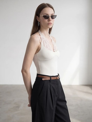 Body a camicia 'Bodys' di Dilvin in marrone