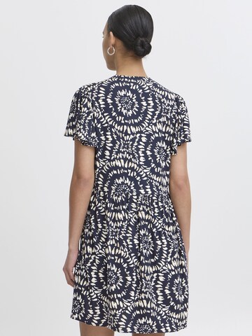 ICHI Jurk 'Aya' in Blauw