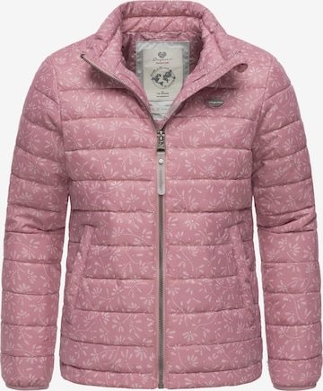 Ragwear Performance Jacket 'Yarca Bloom' in Pink: front
