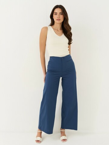 Camomilla Italia Wide Leg Hose 'Paok' in Blau