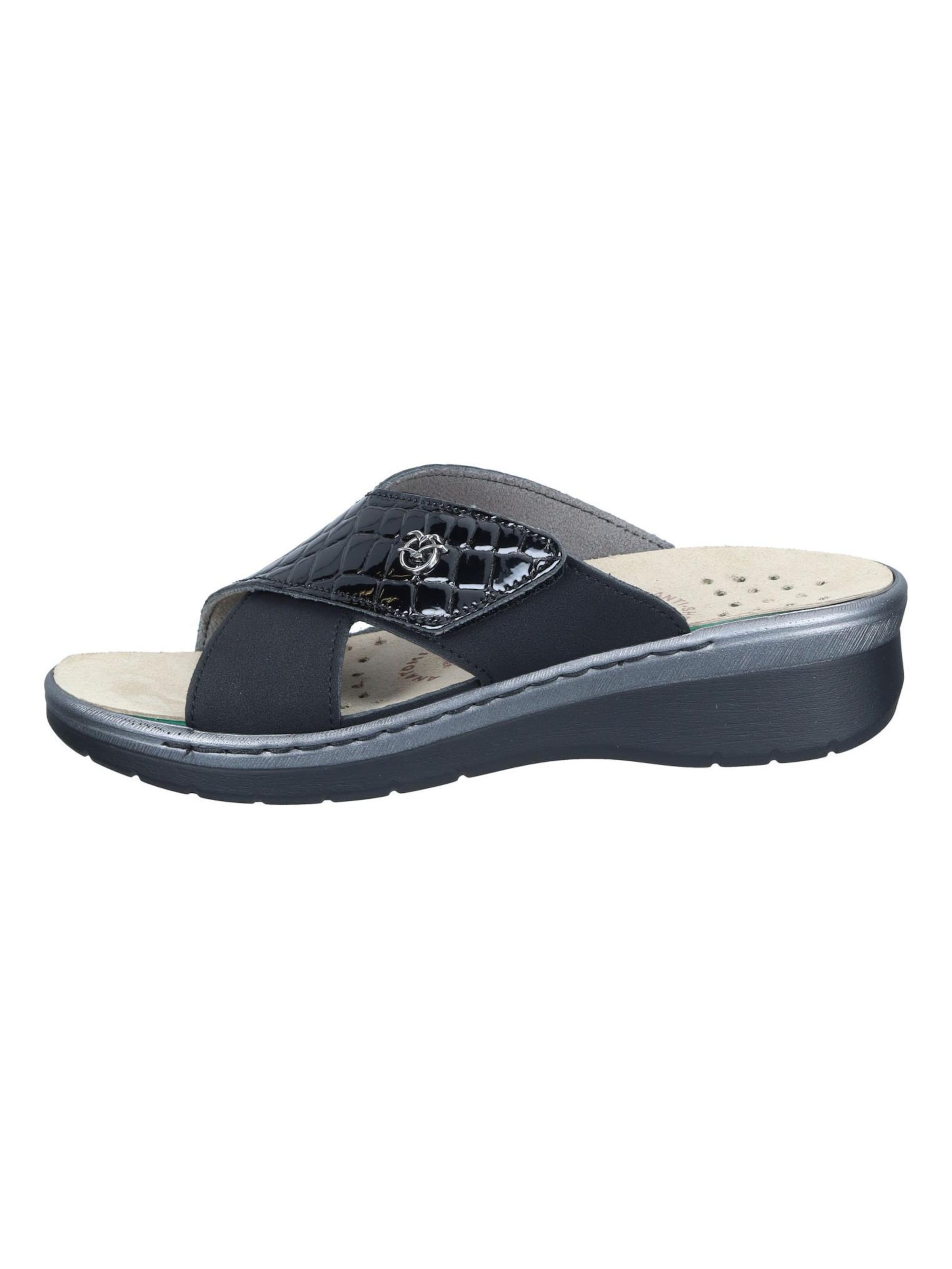 FLY FLOT Mules in Black