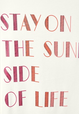 CECIL T-Shirt in Weiß