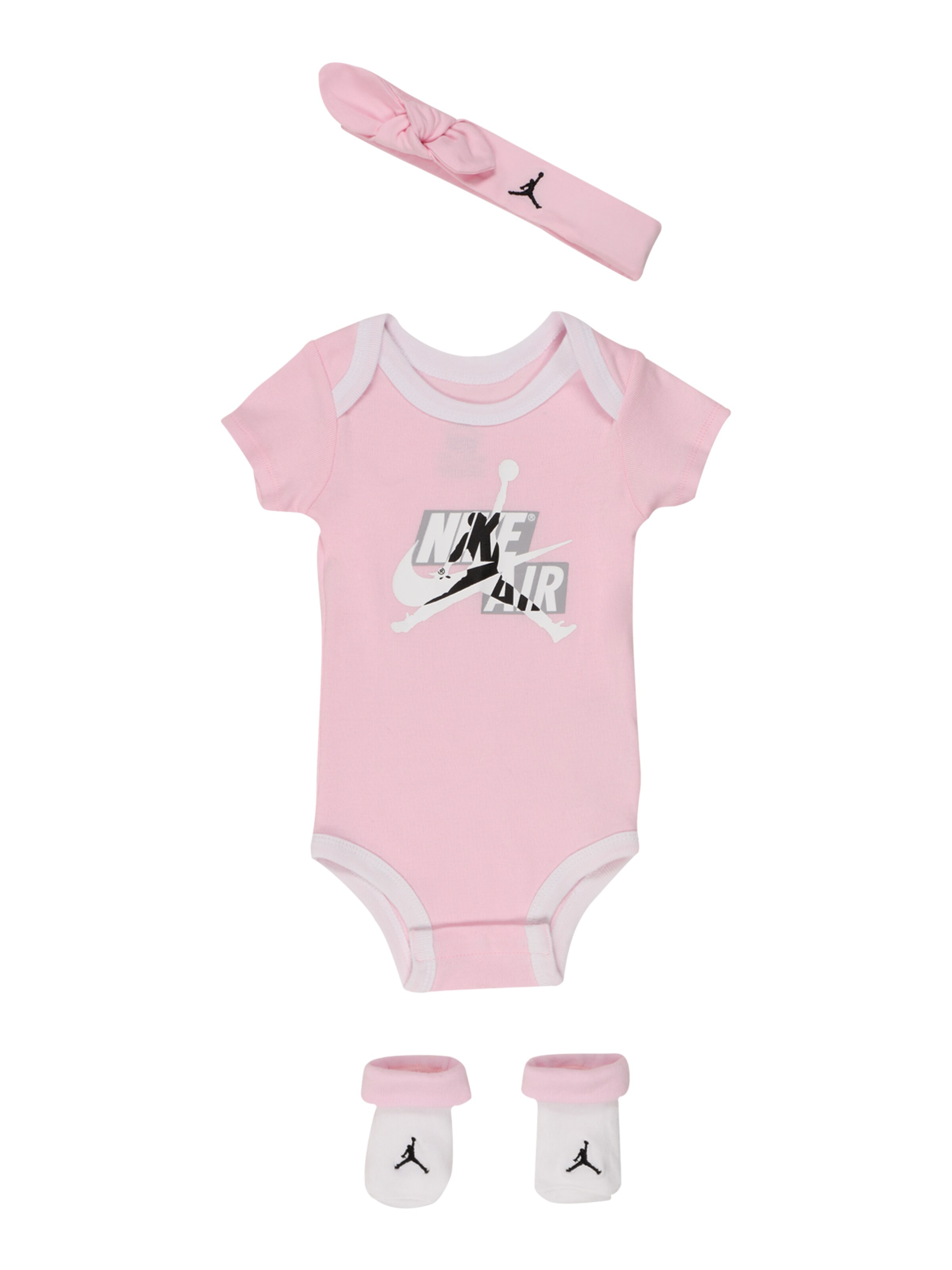 pink jordan onesie