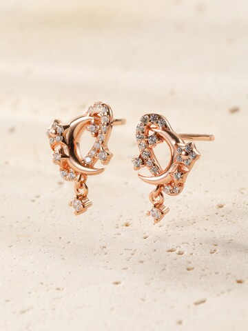 Orecchini 'Sparkle Moon' di Hey Happiness in oro