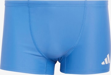 ADIDAS PERFORMANCE Athletic Swim Trunks in Blue: front