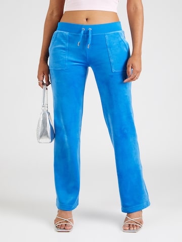 Juicy Couture Regular Hose 'DEL RAY' in Blau: Vorderseite