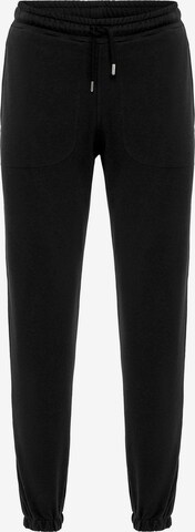 Tapered Pantaloni de la Cool Hill pe negru: față