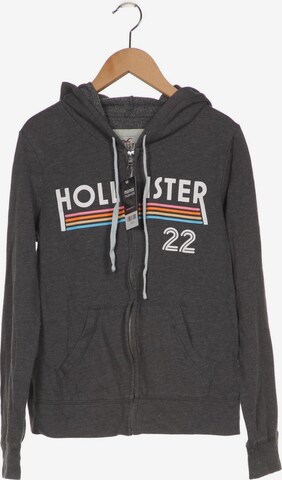 HOLLISTER Sweatshirt & Zip-Up Hoodie in M in Grey: front