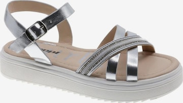 Beppi Sandale in Silber: Vorderseite