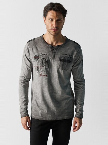 T-Shirt KOROSHI en gris : devant