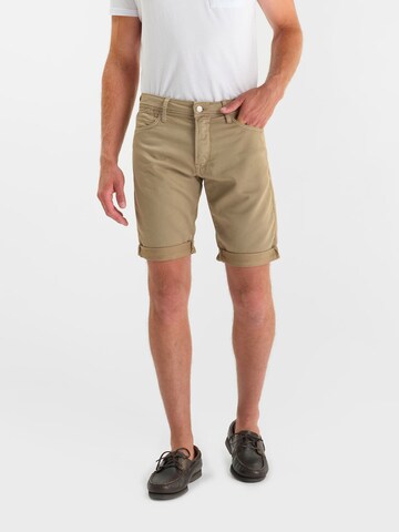 Le Temps Des Cerises Regular Broek 'Arvid' in Beige: voorkant