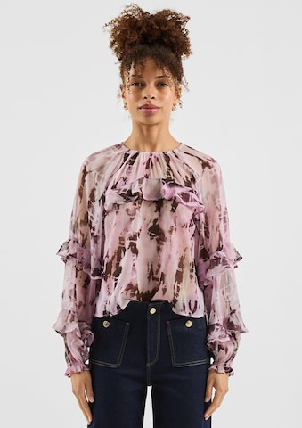 Chemisier QS en rose : devant