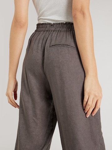 ONLY Wide leg Pants 'TOKYO' in Grey