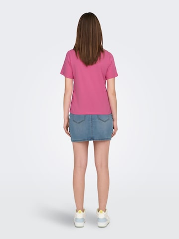 JDY T-Shirt 'PISA' in Pink