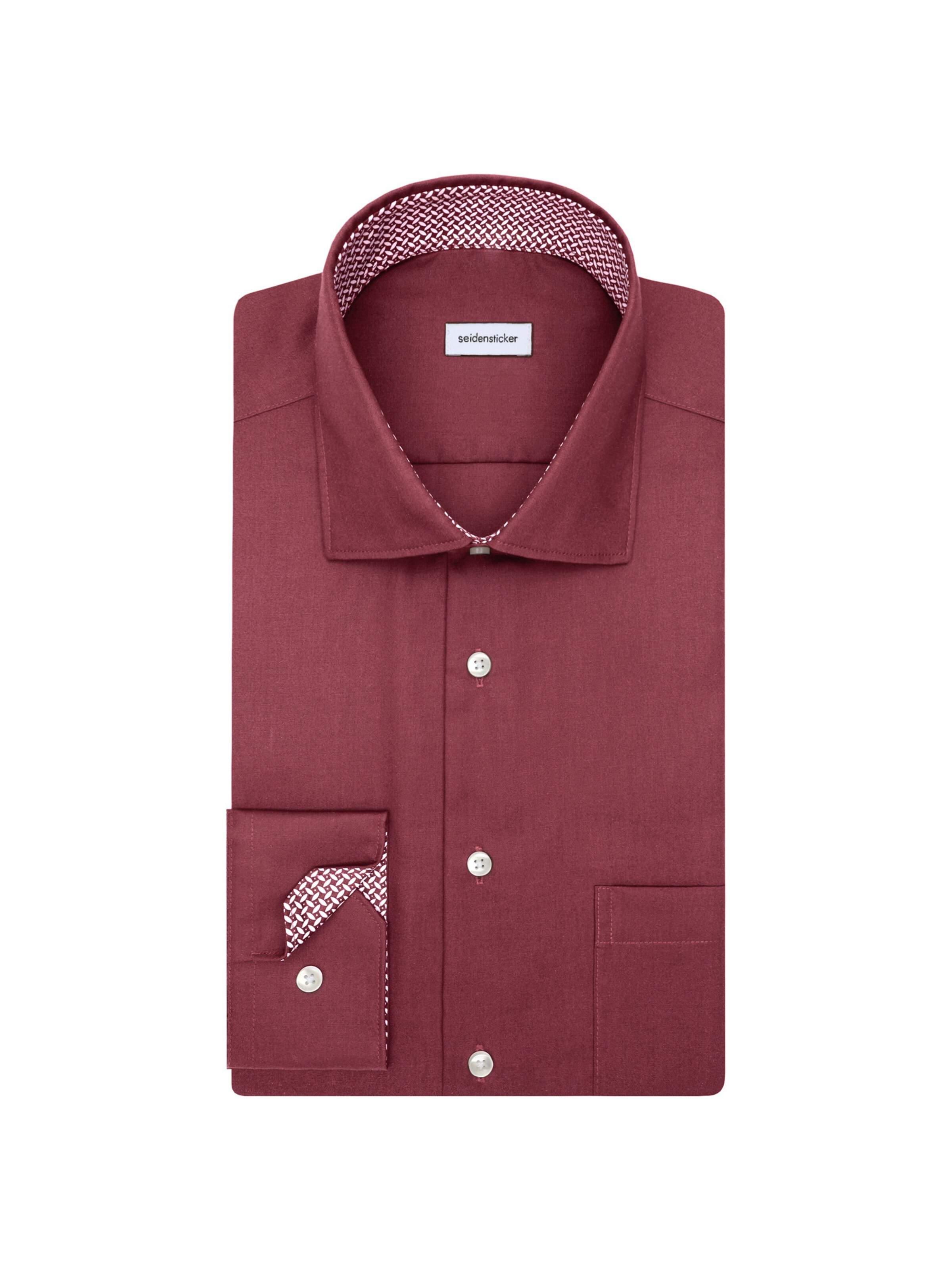 SEIDENSTICKER Regular fit Business shirt in Red