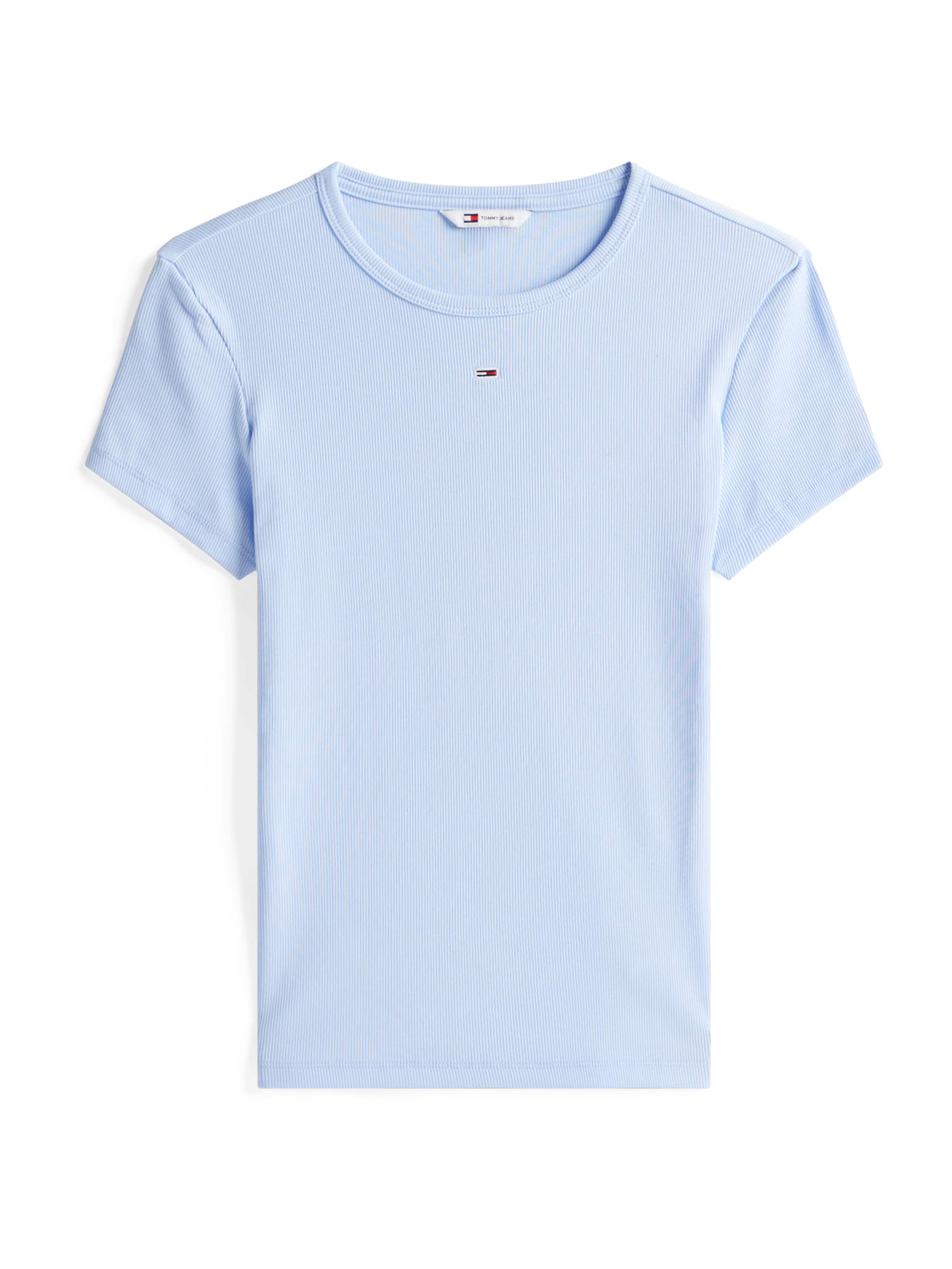 Tommy Jeans Μπλουζάκι 'ESSENTIAL' σε μπλε: μπροστά