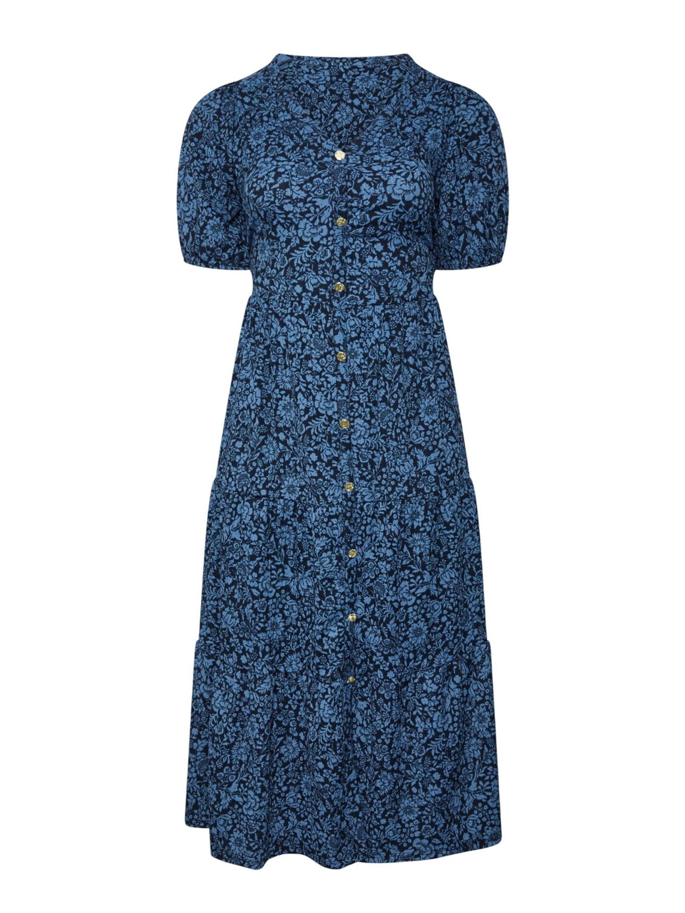 Shape Of You Jurk in Blauw: voorkant
