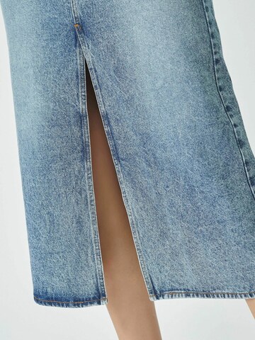 Jupe co'couture en bleu