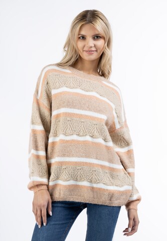 Pull-over 'Carnea' usha FESTIVAL en beige : devant