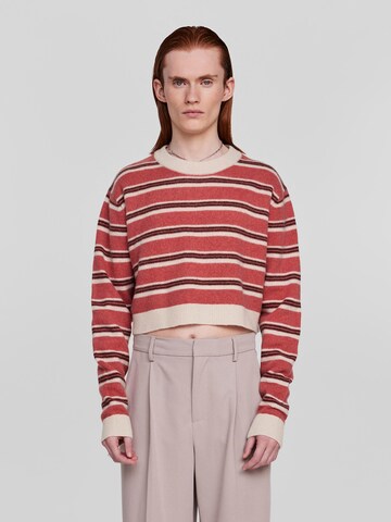 Pull-over 'COOKIE' IIQUAL en rouge : devant