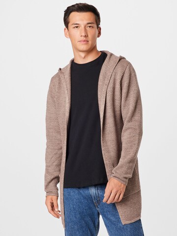 Key Largo Knit Cardigan in Beige: front