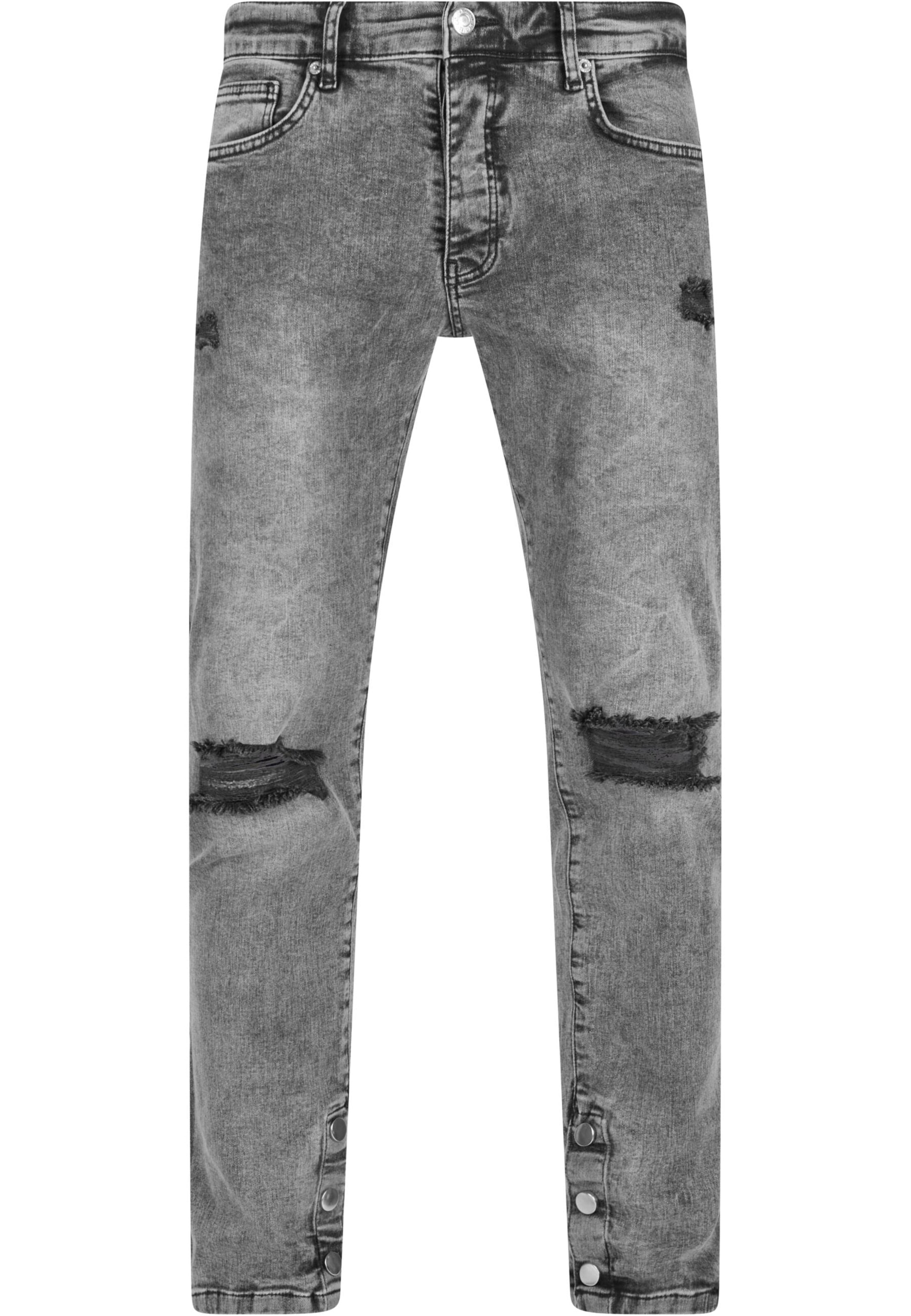 2Y Premium Regular Jeans in Zwart: voorkant