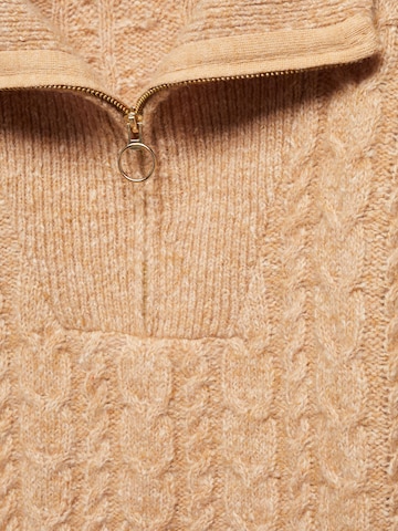 MANGO Pullover 'LIZOR' in Braun