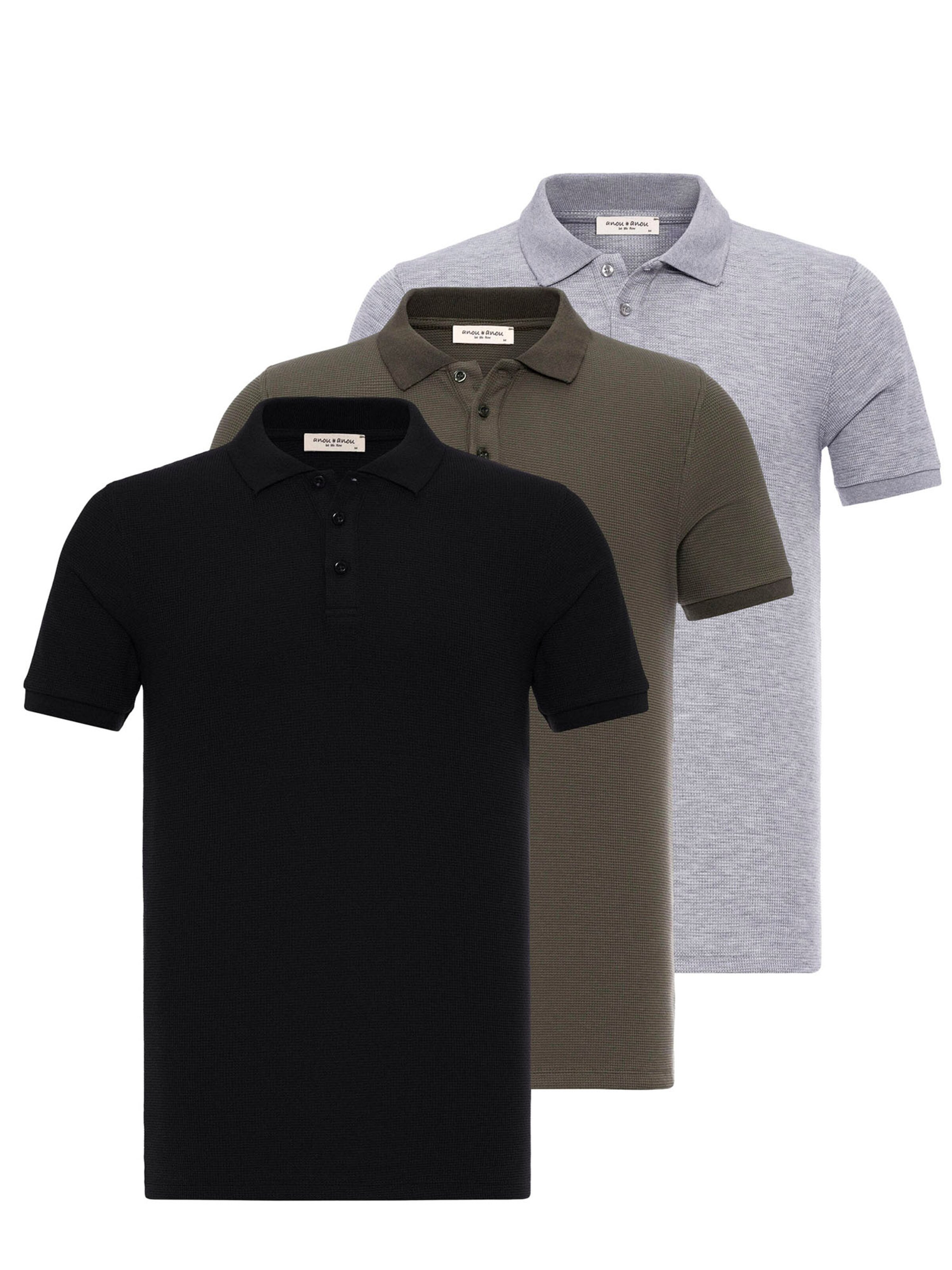 jauktas krāsas Anou Anou T-Krekls: no priekšpuses