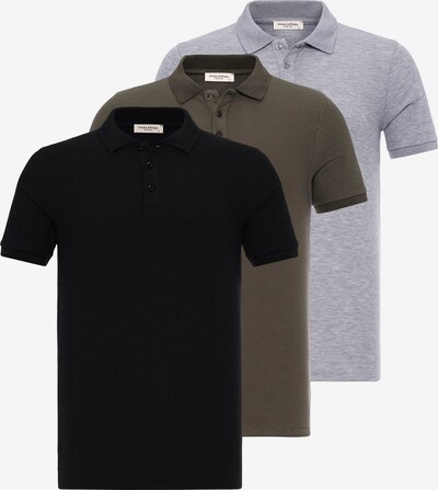 Anou Anou T-shirt i mocka / gråmelerad / svart, Produktvy
