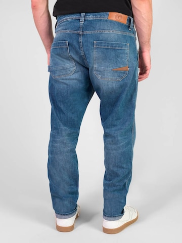 Le Temps Des Cerises Tapered Jeans in Blauw