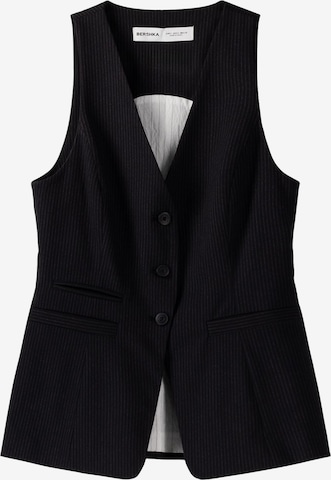 Bershka Suit vest in Black: front