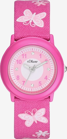 s.Oliver Uhr in Pink: Vorderseite