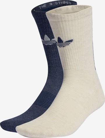 Chaussettes ADIDAS ORIGINALS en beige : devant