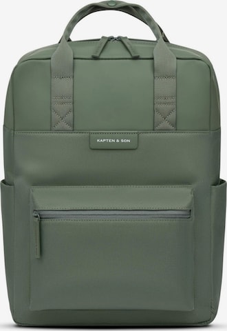 Kapten & Son Rucksack 'Bergen' in Grün: Vorderseite