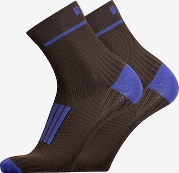 UphillSport Athletic Socks 'FRONT' in Blue: front