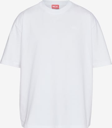 DIESEL Tričko 'BOGGY-MEGOVAL-D' – bílá: přední strana