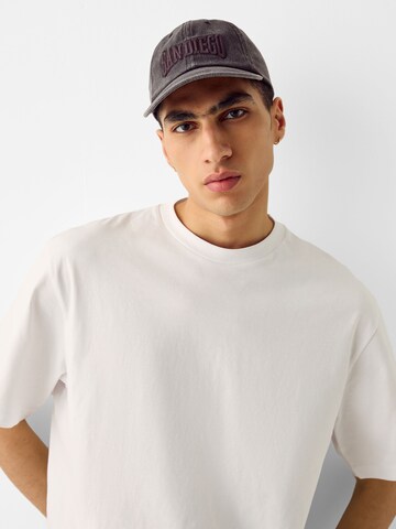 Bershka Cap in Schwarz