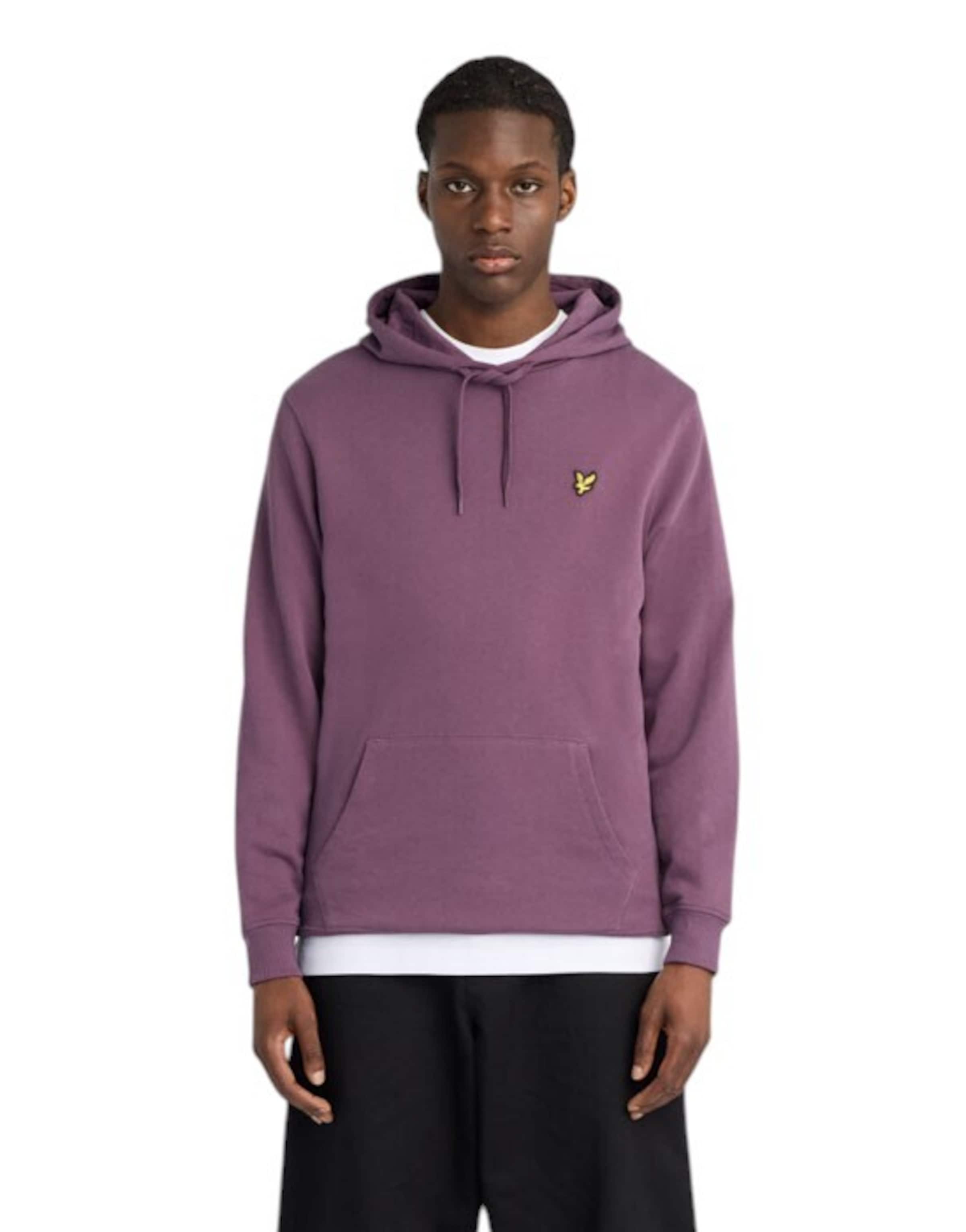 Lyle & Scott Sweatshirt i lilla: forside