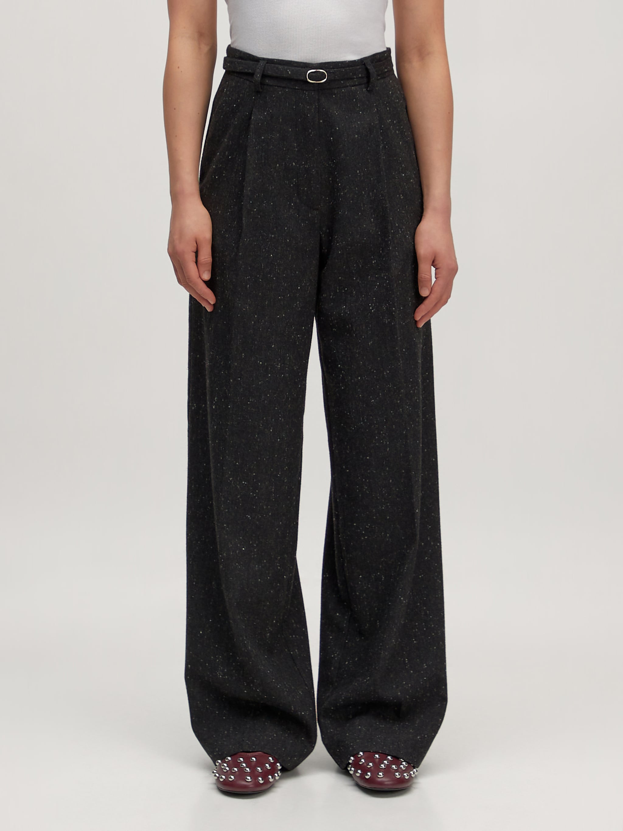 EDITED Productos Pantalón de pinzas 'Benni' antracita