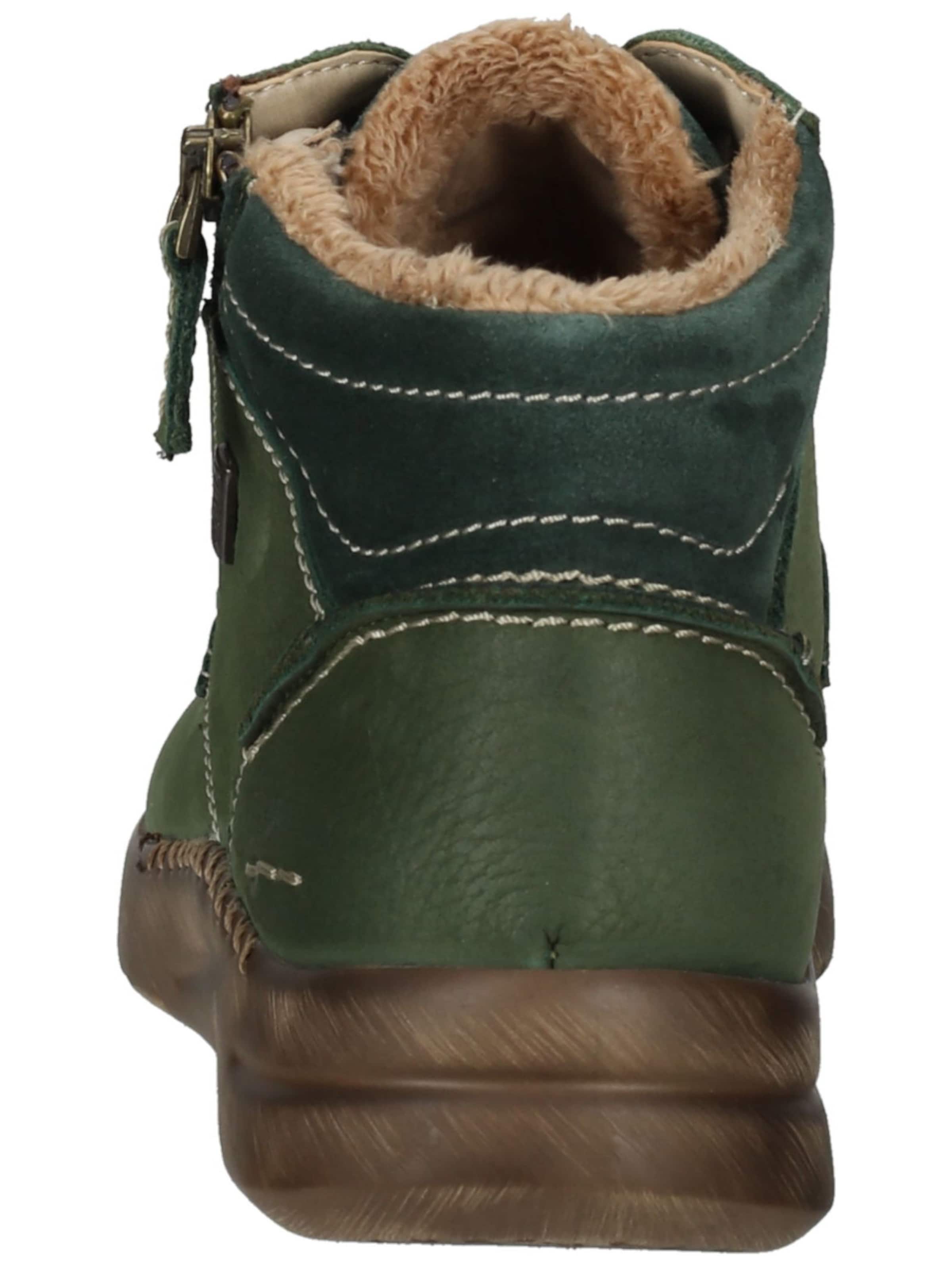 JOSEF SEIBEL Schnürstiefelette 'Conny 52' in Grün