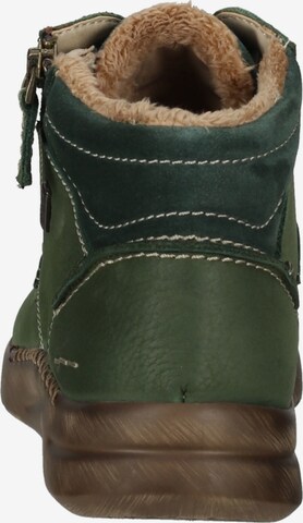 JOSEF SEIBEL Lace-Up Ankle Boots 'Conny' in Green